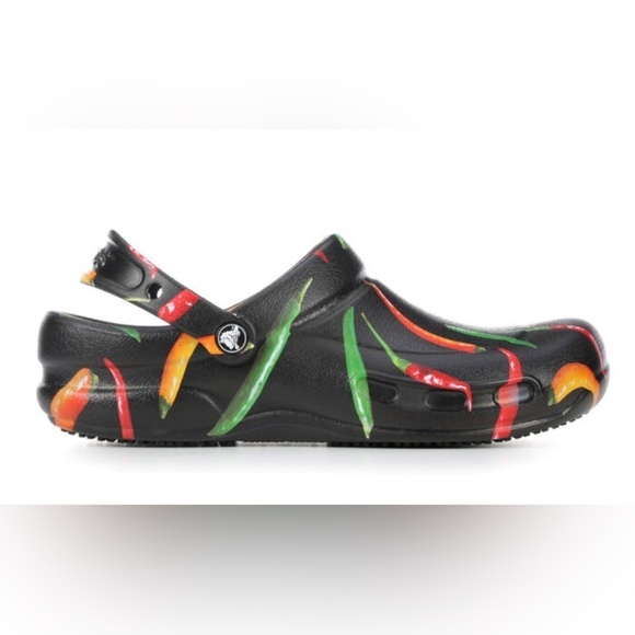 NEW Crocs Work Bistro Graphic Slip-Resistant Clogs - Picture 2 of 7
